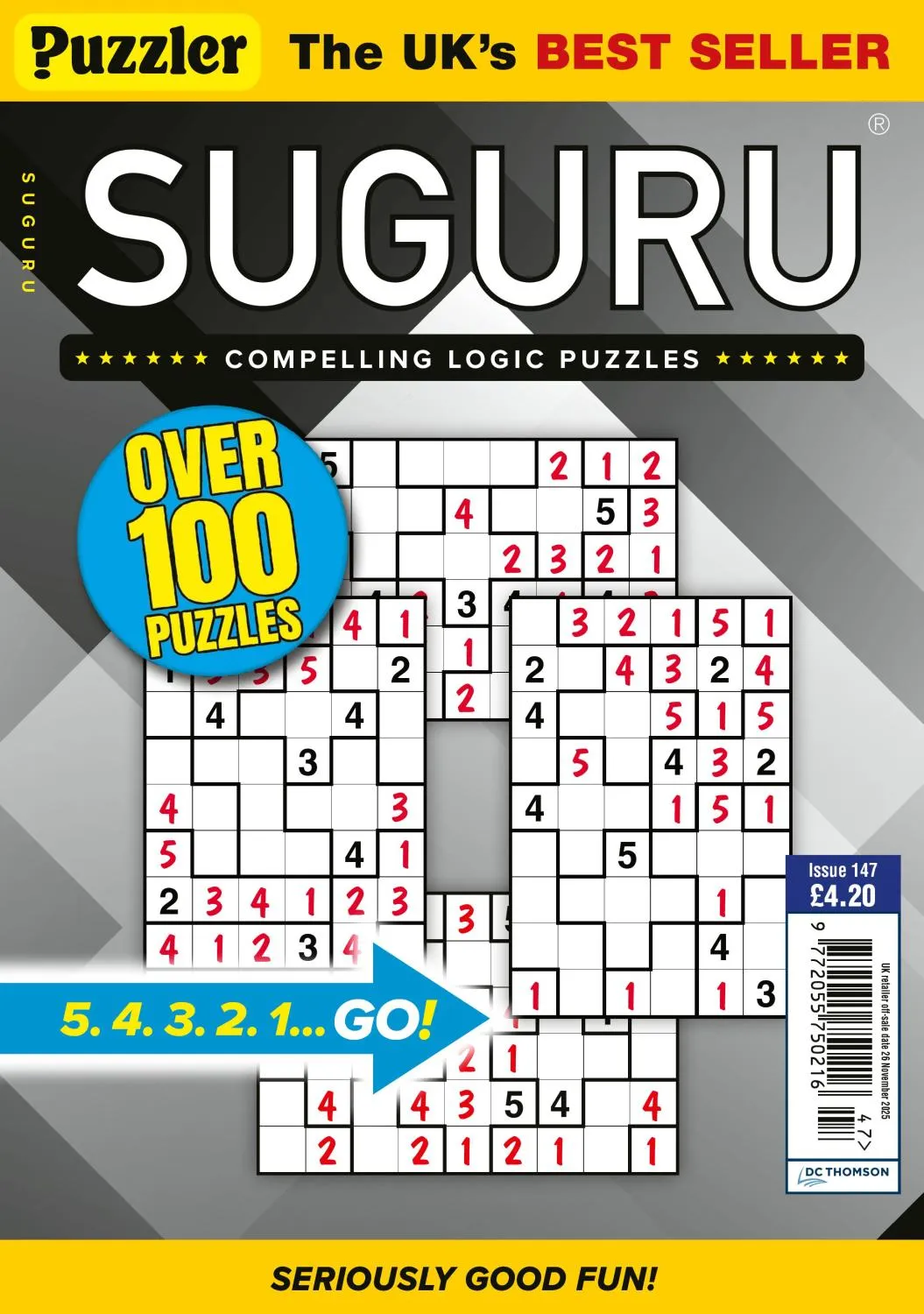 Puzzler Suguru - Issue 147 2025