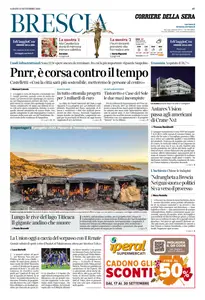 Corriere della Sera Brescia - 13 Settembre 2025