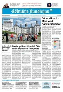 Kölnische Rundschau Euskirchen - 18 September 2024