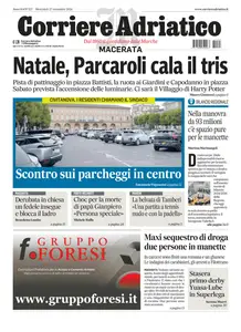 Corriere Adriatico Macerata - 27 Novembre 2024