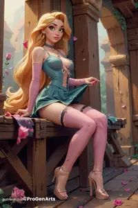 Rapunzel part 3 (AI Generated)