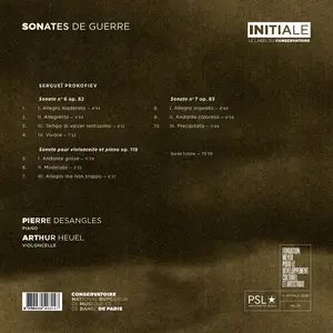 Pierre Desangles & Arthur Heuel - Prokofiev: Sonates de guerre (2026) [Official Digital Download 24/48]