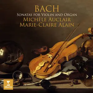 Michèle Auclair - Bach- Sonatas for Violin and Organ, BWV 1014 - 1019 (2024) [Official Digital Download 24/96]