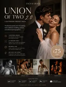 Zach & Grace - Union of Two 2.0 Preset Pack for Lightroom