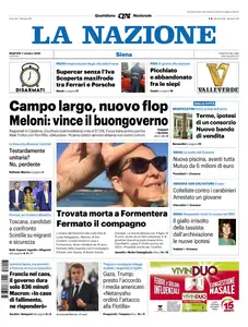 La Nazione Siena - 7 Ottobre 2025