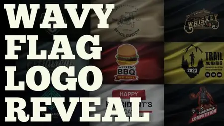 Wavy Flag Logo Reveal 52309888
