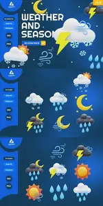 Weather And Season 3D Icon XU69BVU