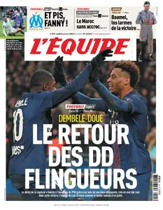 L’equipe du Lundi 5 Janvier 2026