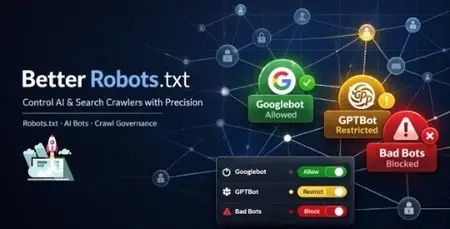 Better Robots.txt Premium 3.0.1 - AI-Ready Crawl Control & Bot Governance