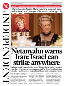 The Independent - 28 September 2024