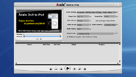 Acala DivX to iPod ver. 2.2.9