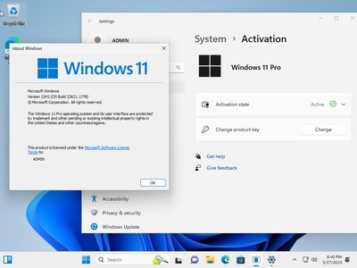 Windows 11 Pro 22H2 Build 22621.1778 (No TPM Required) Preactivated Multilingual