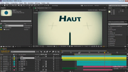  After Effects : Animation graphique de formes vectorielles et mouvements de caméra (repost)