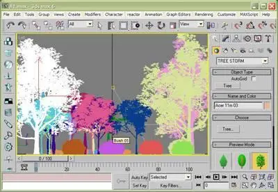 Onyx TREE STORM plugin for Autodesk 3ds Max