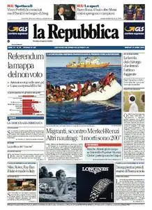 la Repubblica - 19 Aprile 2016