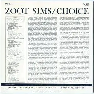 Zoot Sims - Choice (1954, 1959) {Japan Mini LP TOCP-9422}