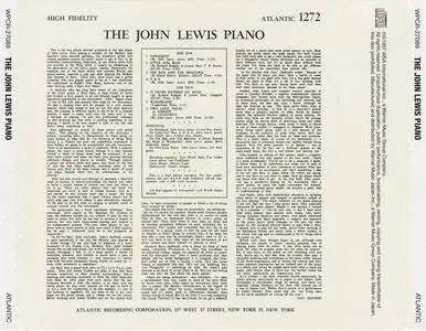 John Lewis - The John Lewis Piano (1957) {2012 Japan Jazz Best Collection 1000 Series WPCR-27089}