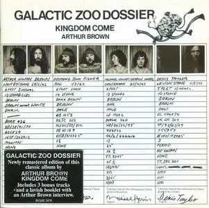 Arthur Brown's Kingdom Come - Galactic Zoo Dossier (1971) [Reissue 2010]