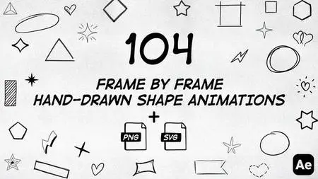 104 Frame By Frame Animated Shapes Pack 50034158