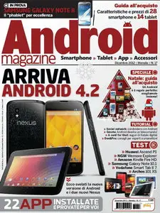 Android Magazine No.17 - Dicembre 2012 / Italia