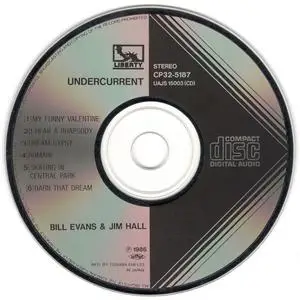 Bill Evans & Jim Hall - Undercurrent (1962) {Liberty Japan, CP32-5187, Black Triangle Early Press}