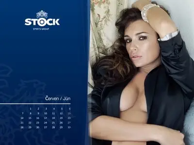 STOCK Calendar 2010 with Alena Seredova