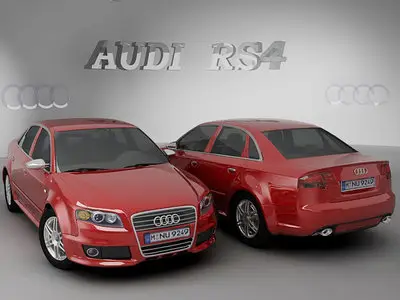 3D model Audi RS4