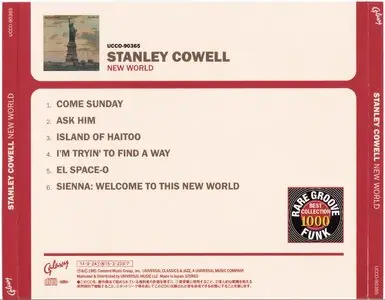 Stanley Cowell - New World (1978) {2014 Japan Rare Groove Funk Best Collection 1000}