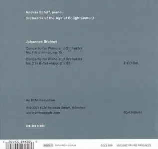 András Schiff, Orchestra of the Age of Enlightenment - Johannes Brahms: Piano Concertos (2021)