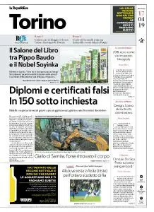 la Repubblica Torino - 17 Aprile 2019