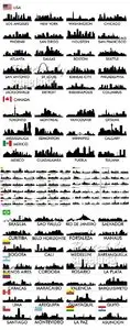 Cities Skyline Vector