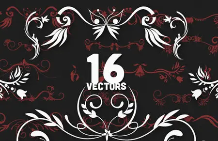 Vector Floral Set 3