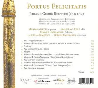 Jürgen Banholzer, La Gioia Armonica - Johann Georg Reutter: Portus Felicitatis - Motets & Arias for the Pantaleon (2013)