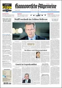 Hannoversche Allgemeine Zeitung - 04.06.2010