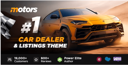 Themeforest - Motors v5.4.23 - Automotive, Cars, Vehicle, Boat Dealership NULLED