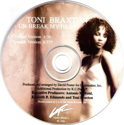 Тони брекстон unbreak my heart текст. Un Break Heart Toni Braxton. Toni Braxton - un-Break my Heart. Toni Braxton Secrets 1996 обложка. Тони Брекстон АН брейк май Харт.