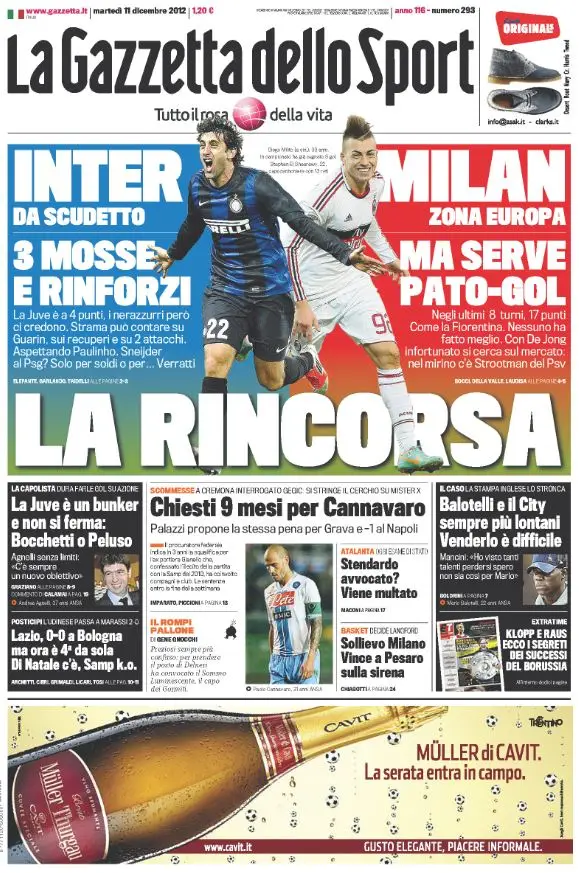 La Gazzetta dello Sport (11-12-12)