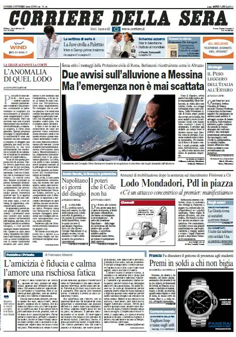Il Corriere della Sera (05-10-09)