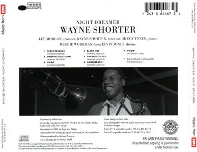 Wayne Shorter - Night Dreamer (1964) {2005 Rudy Van Gelder Remaster} (ft. Lee Morgan)