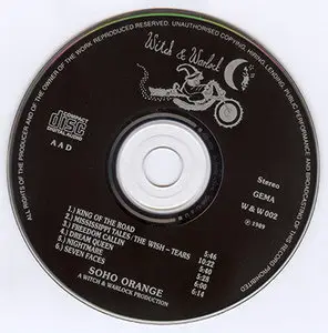 Soho Orange - Soho Orange (1971, 1989 release on Witch & Warlock # W & W 002)