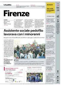 la Repubblica Firenze - 28 Giugno 2018