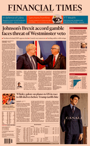 Financial Times Europe – 18 October 2019