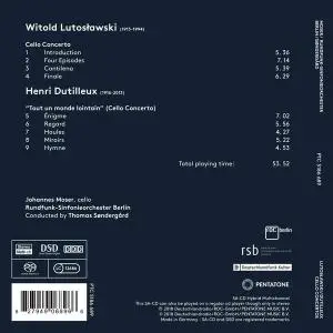 Johannes Moser, Thomas Søndergård, Rundfunk-Sinfonieorchester Berlin - Lutosławski, Dutilleux: Cello Concertos (2018)