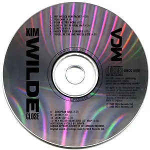 Kim Wilde - Close (1988) [Non-Remastered, UK Press]