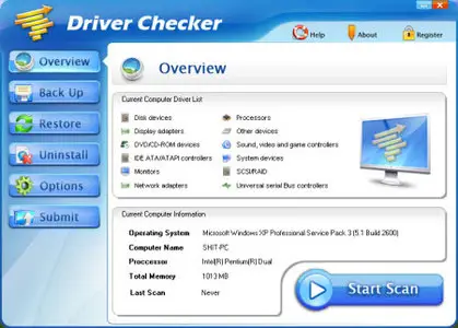 Driver Checker 2.7.3 Datecode 2009-08-21