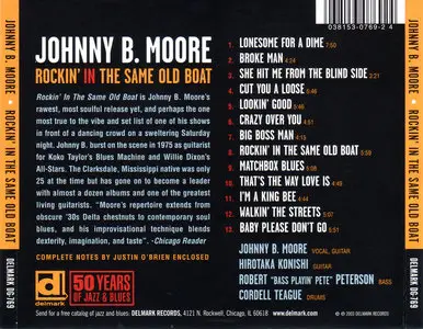 Johnny B. Moore - Rockin' In The Same Old Boat (2003)