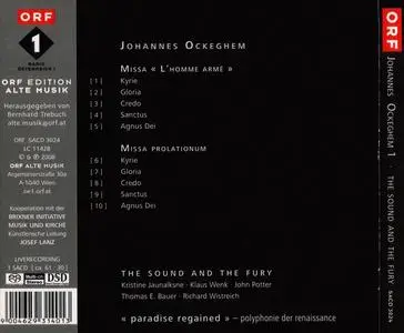 The Sound and the Fury - Johannes Ockeghem 1: Missa 'L'homme arme', Missa prolationum (2008)