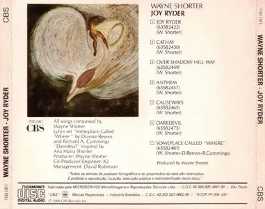 Wayne Shorter - Joy Ryder (1988) [Re-Up]
