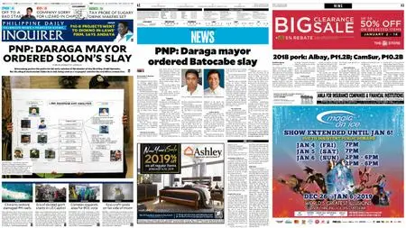 Philippine Daily Inquirer – January 04, 2019