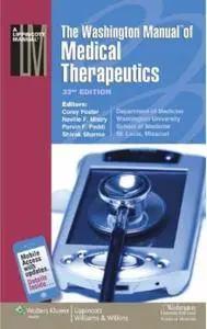 The Washington Manual of Medical Therapeutics (33th edition)